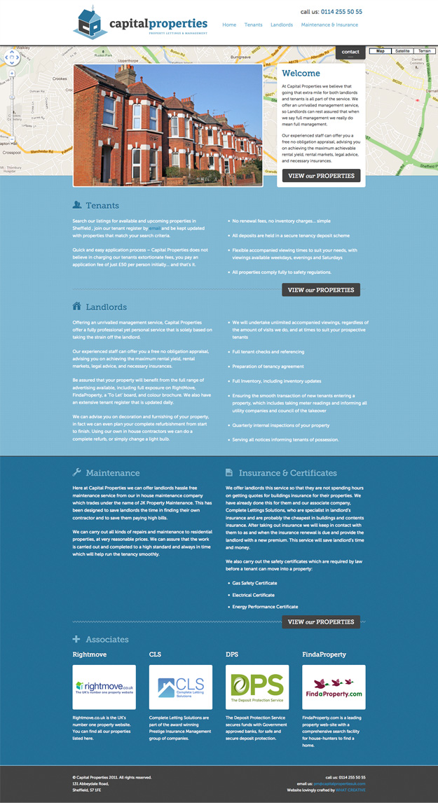 Capital Properties Website