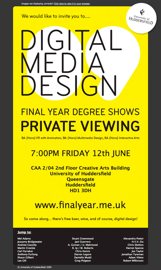 Finalyear Newsletter