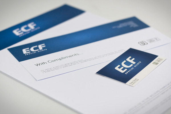 ECF Letterhead, Comp Slip, Business Card
