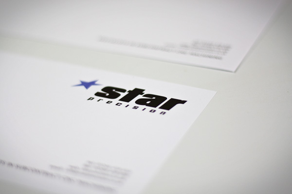 Star Precision Letterhead and Comp Slip