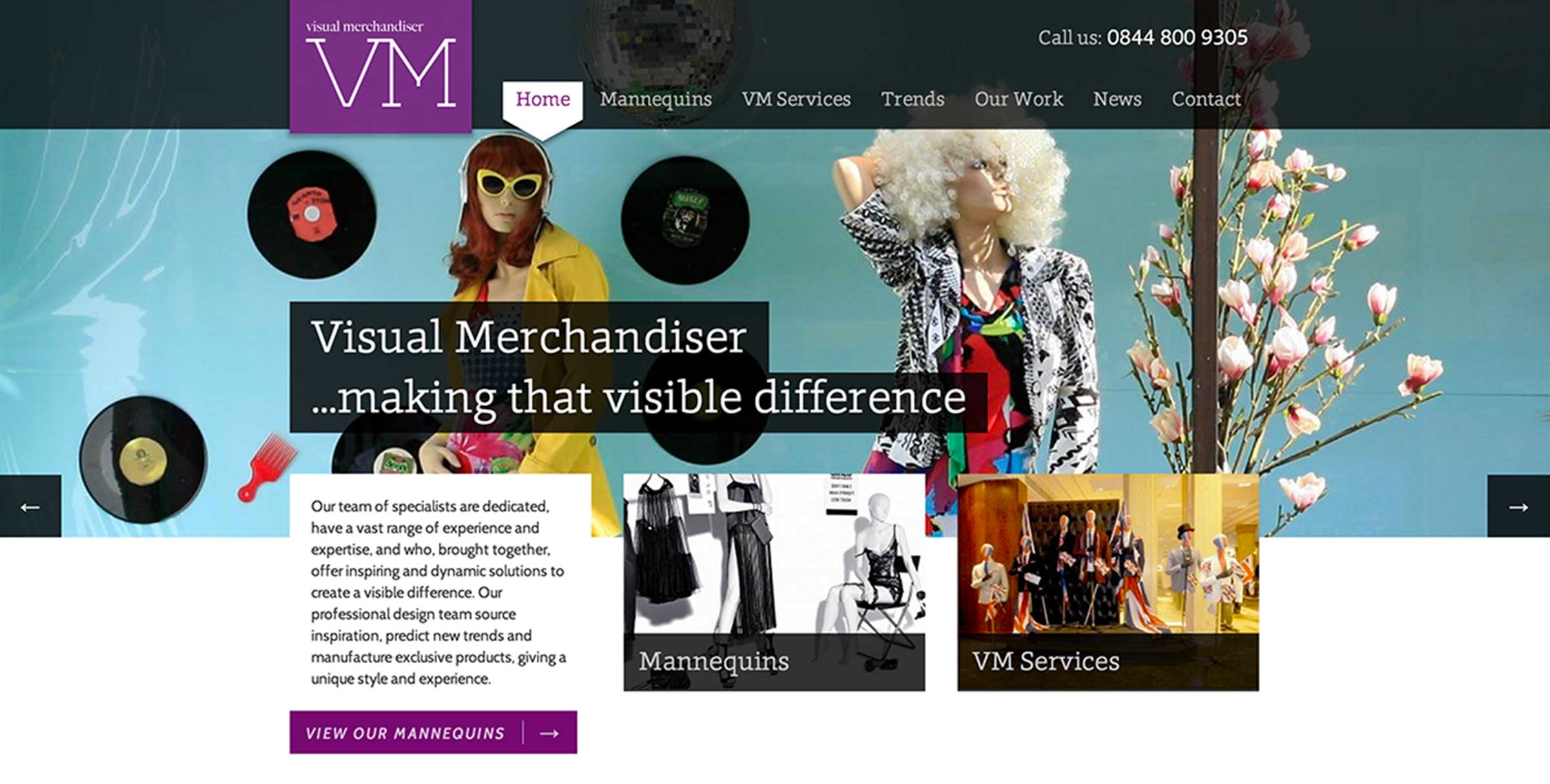 Visual Merchandiser Website